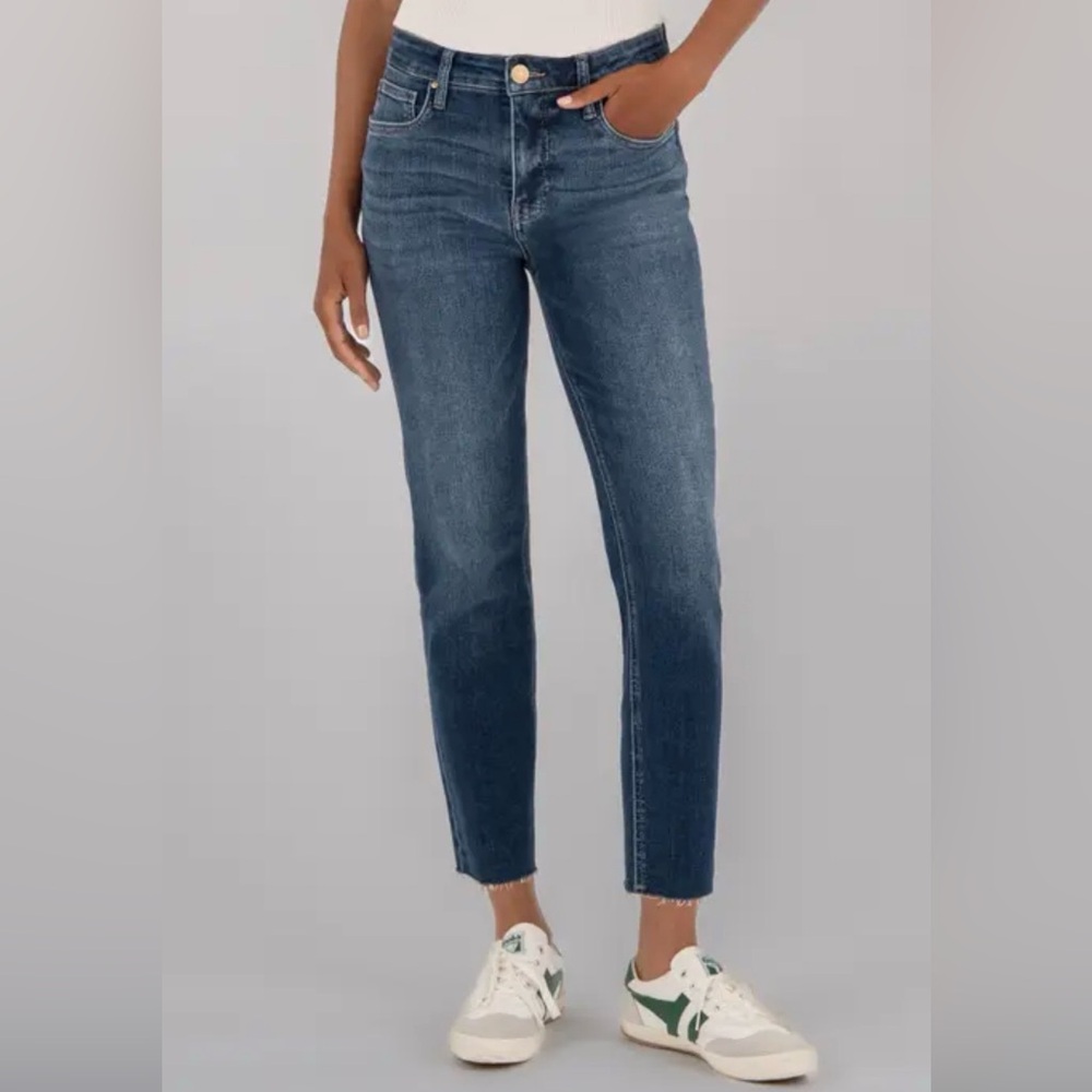 KUT from the Kloth Women Fay Ankle Straight Leg Jeans - Size 12